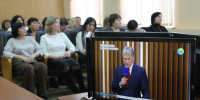 В администрации Шемуршинского МО организовали просмотр прямой линии Президента России - Шемуршинский район